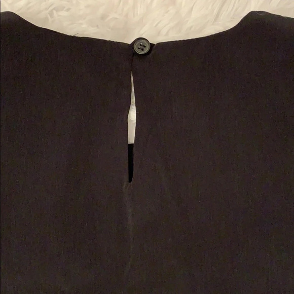 Black Silky Blouse size Medium - Picture 4 of 5